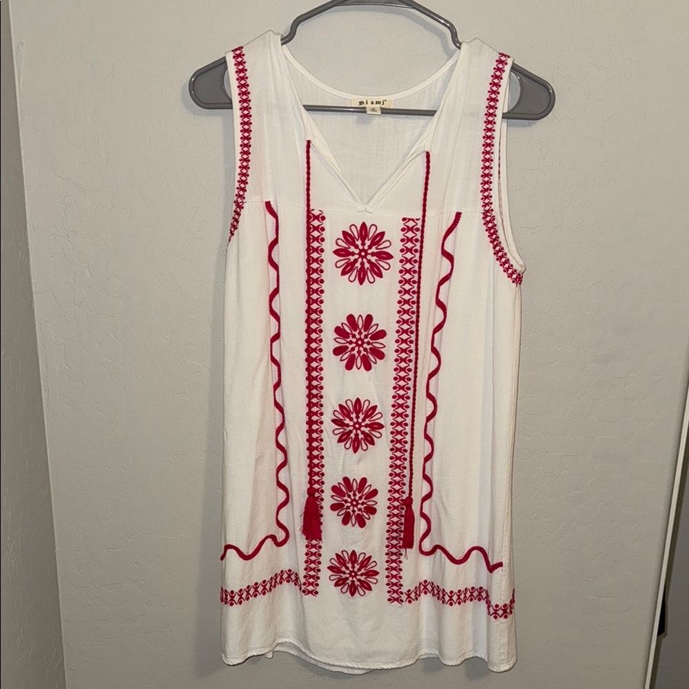 White Linen Dress